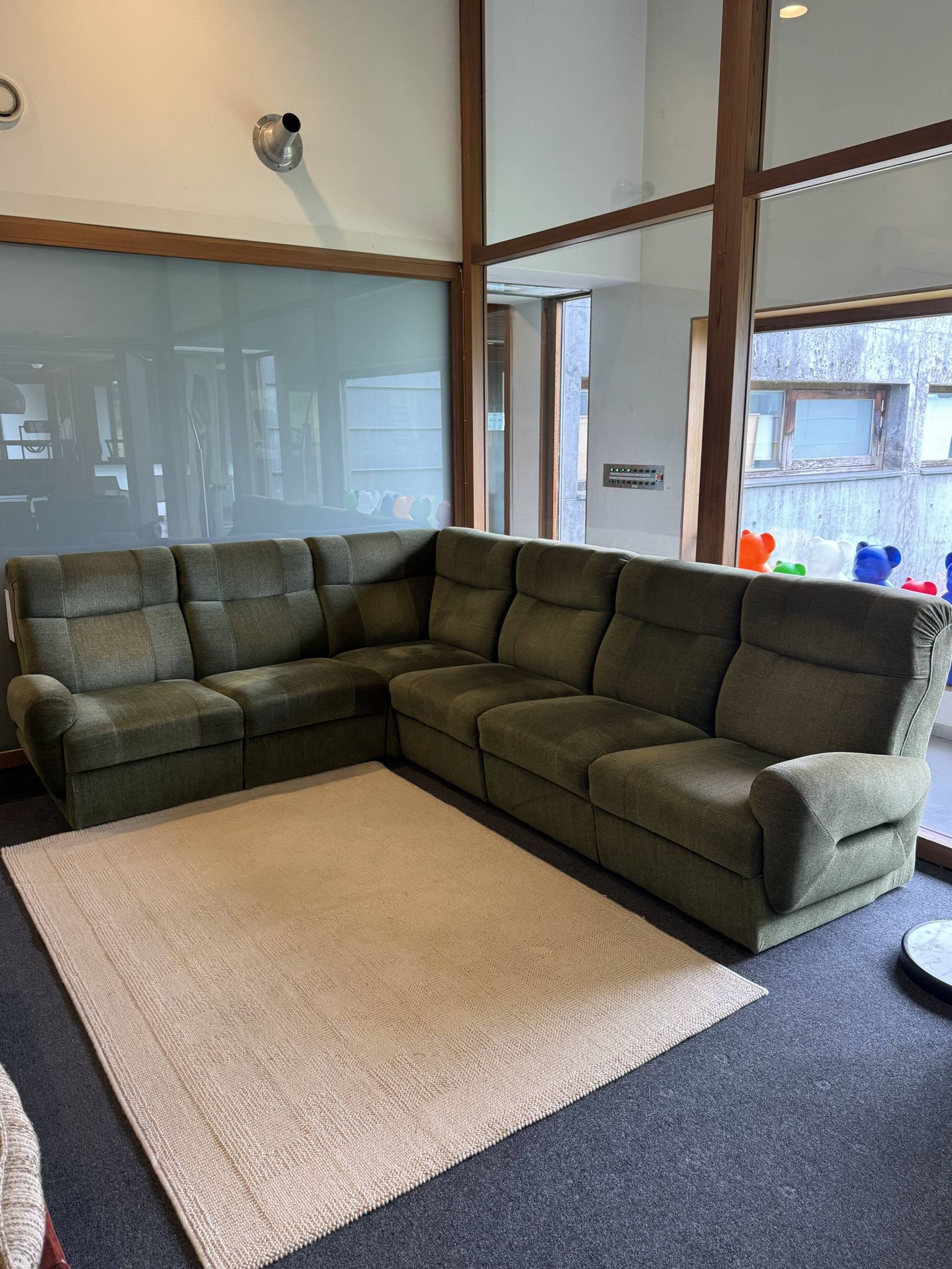 Vintage Rokke Velvet Modular. Sofa