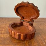 Wooden shell box – natural charm