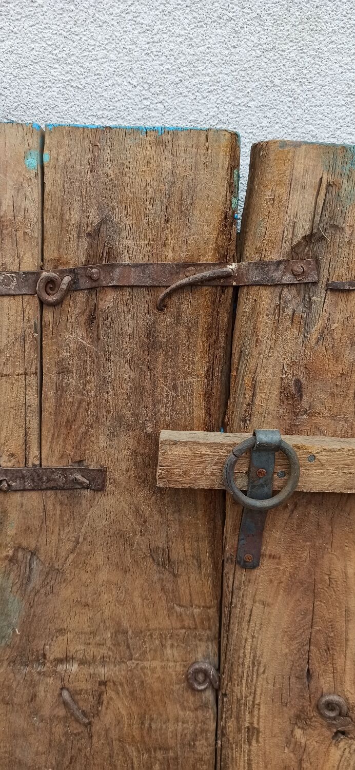 Old wooden door
