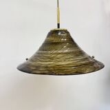 Mid century design lucite hanging Lamp , 1970s