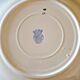 6 hollow Plates Badonviller porcelain floral pattern (roses)
