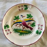 Saint clement bird pattern plate