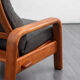 Vintage relax armchair, teak, refurbished, Danish design