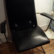 Fauteuil vintage noir
