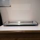 DLG Adnet Modernist Art Deco Glass and Chromed Brass Serving Tray