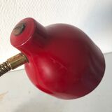 Devil red cocotte lamp vintage 1950 27cm