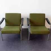 Set of 2 sz38/sz08 easy chairs by Martin Visser for 't Spectrum, 1960's
