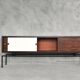 Zoomorphic scandinavian rosewood sideboard, 1960