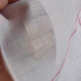 Children's pillowcase sewn and embroidered by hand
