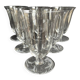 6 Baccarat water glasses Meurcie service – Art Deco