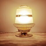 Granite glass table lamp