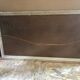Old painting oil on panel p. FOY Mountain view + Frame Wood Vintage White