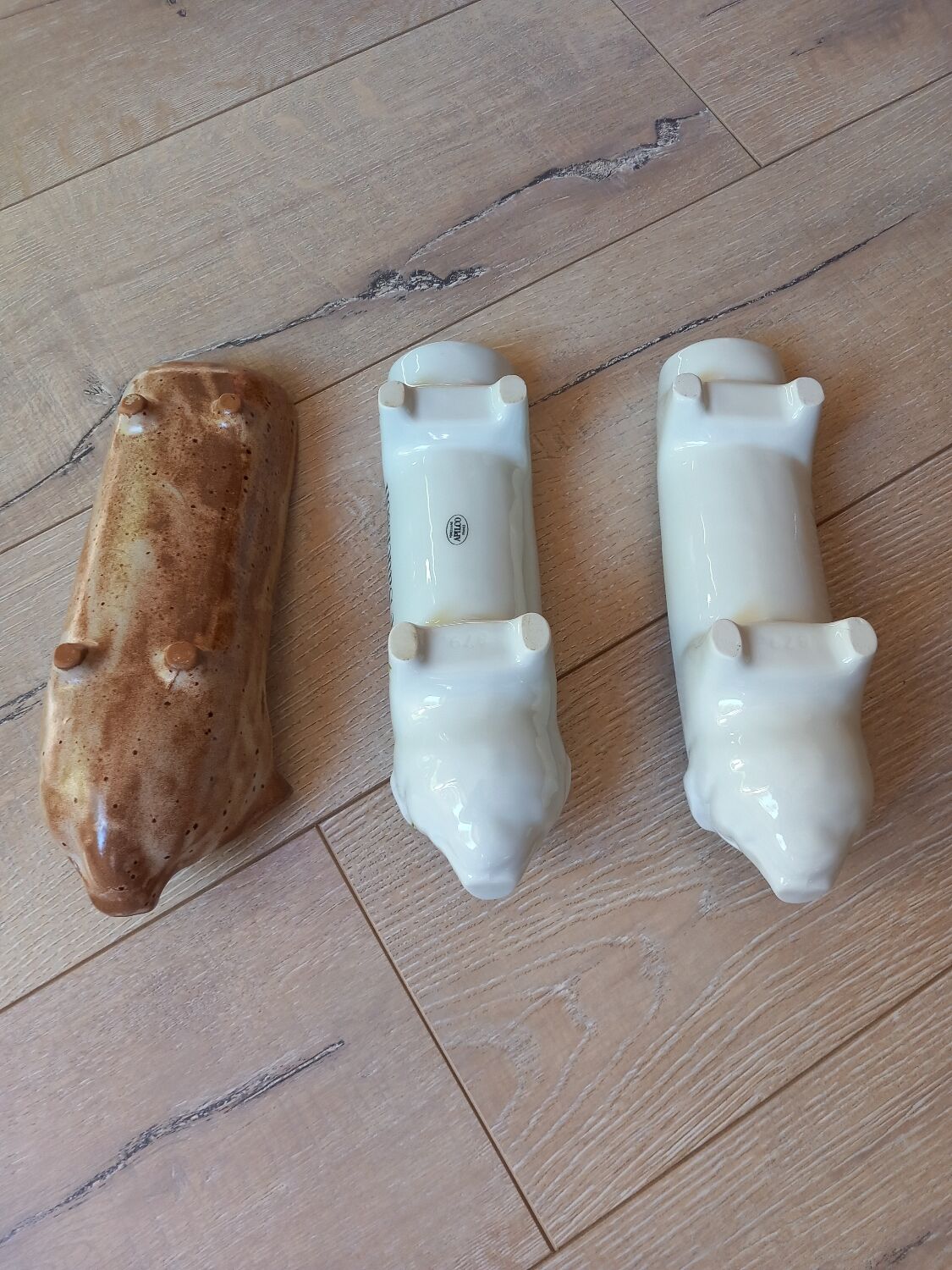 1 lot de 3 plats "tête de cochon" à  saucisson