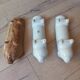 1 lot de 3 plats "tête de cochon" à  saucisson