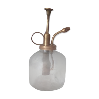 Vaporisateur en verre et laiton année 60
