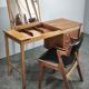 Sven Aage Madsen Teak Vanity Desk with Mirror, Denmark, 1960s