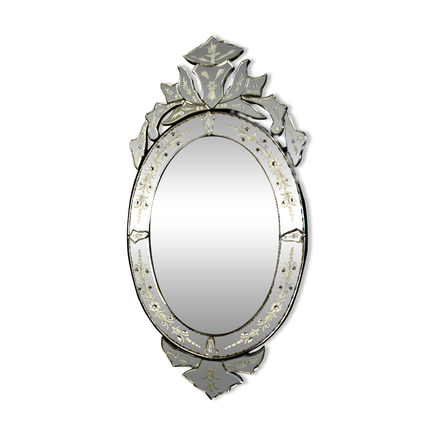 Venetian mirror 99 x 51 cm
