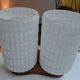 Applique double  scandinave Philips opaline teck