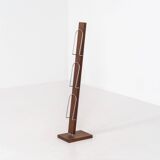 Vintage magazine holder in solid teak