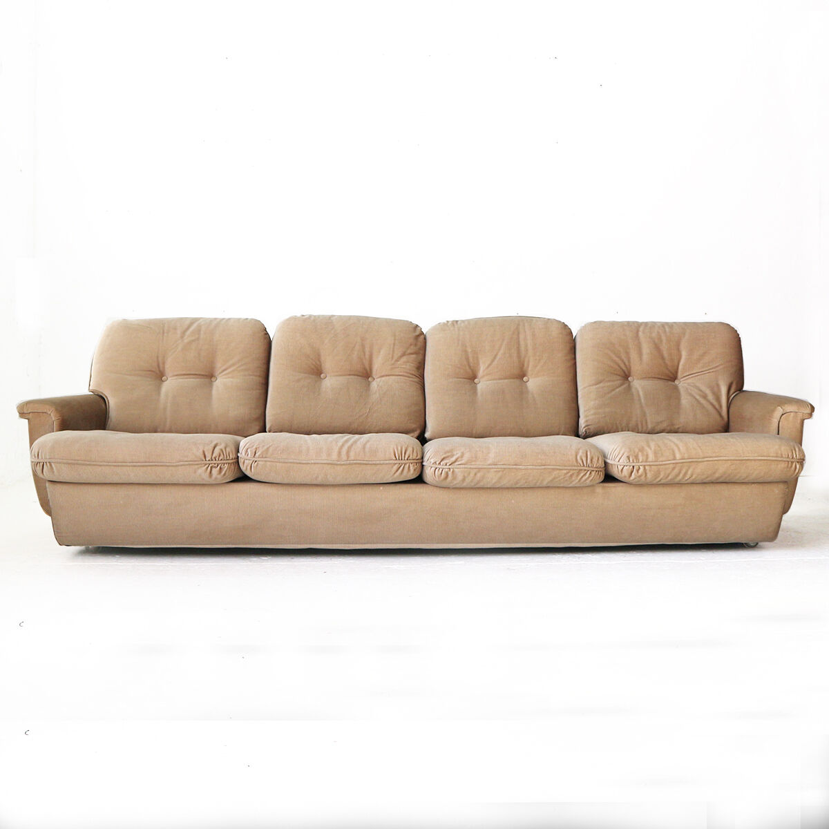 Four seat corduroy couch from the '70s