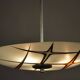 Mid-Century Chandelier in Chromed Steel and Glass, Czech, 1950s