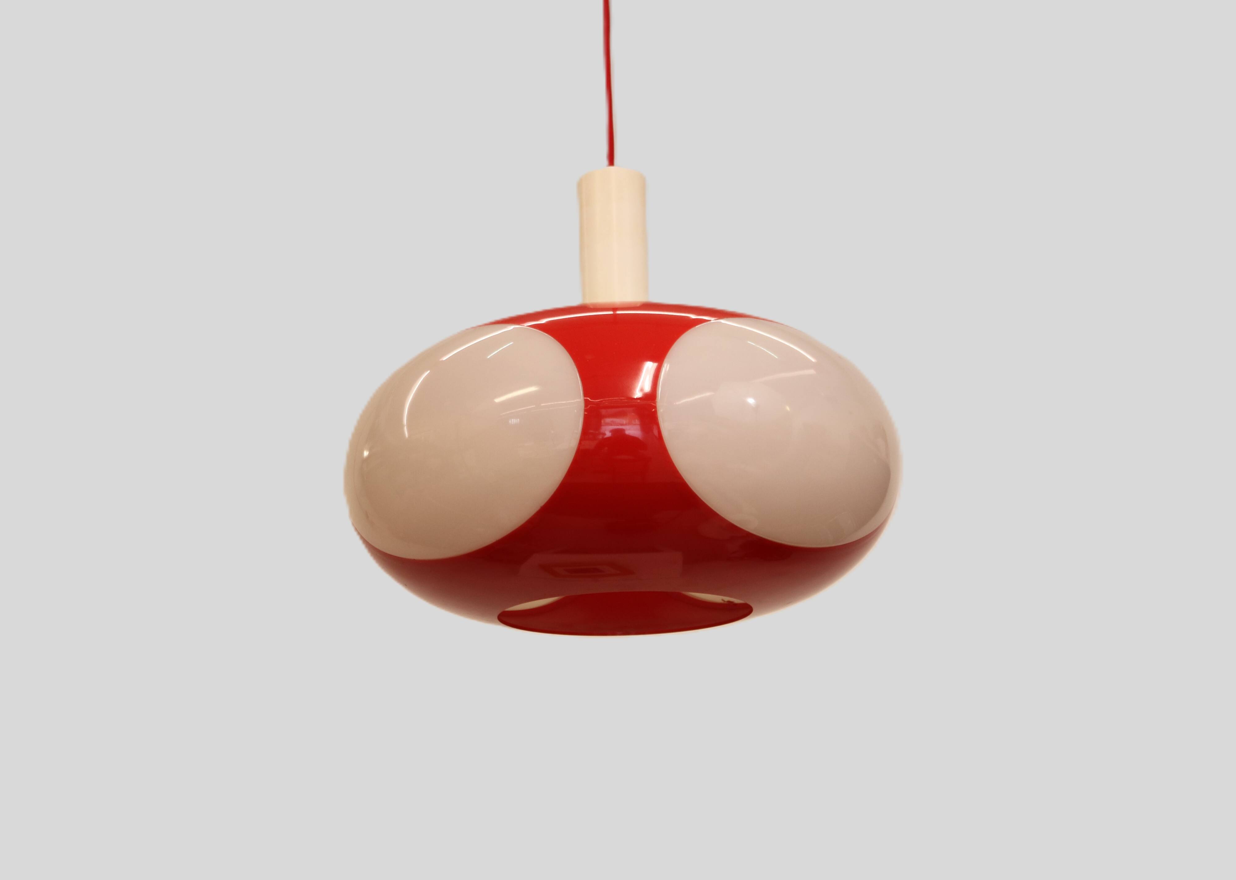 Space age bug eye UFO lamp *** Massive Belgium *** rare / white colour ***
