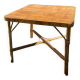 Vintage rattan table