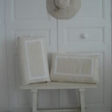White patinated bench