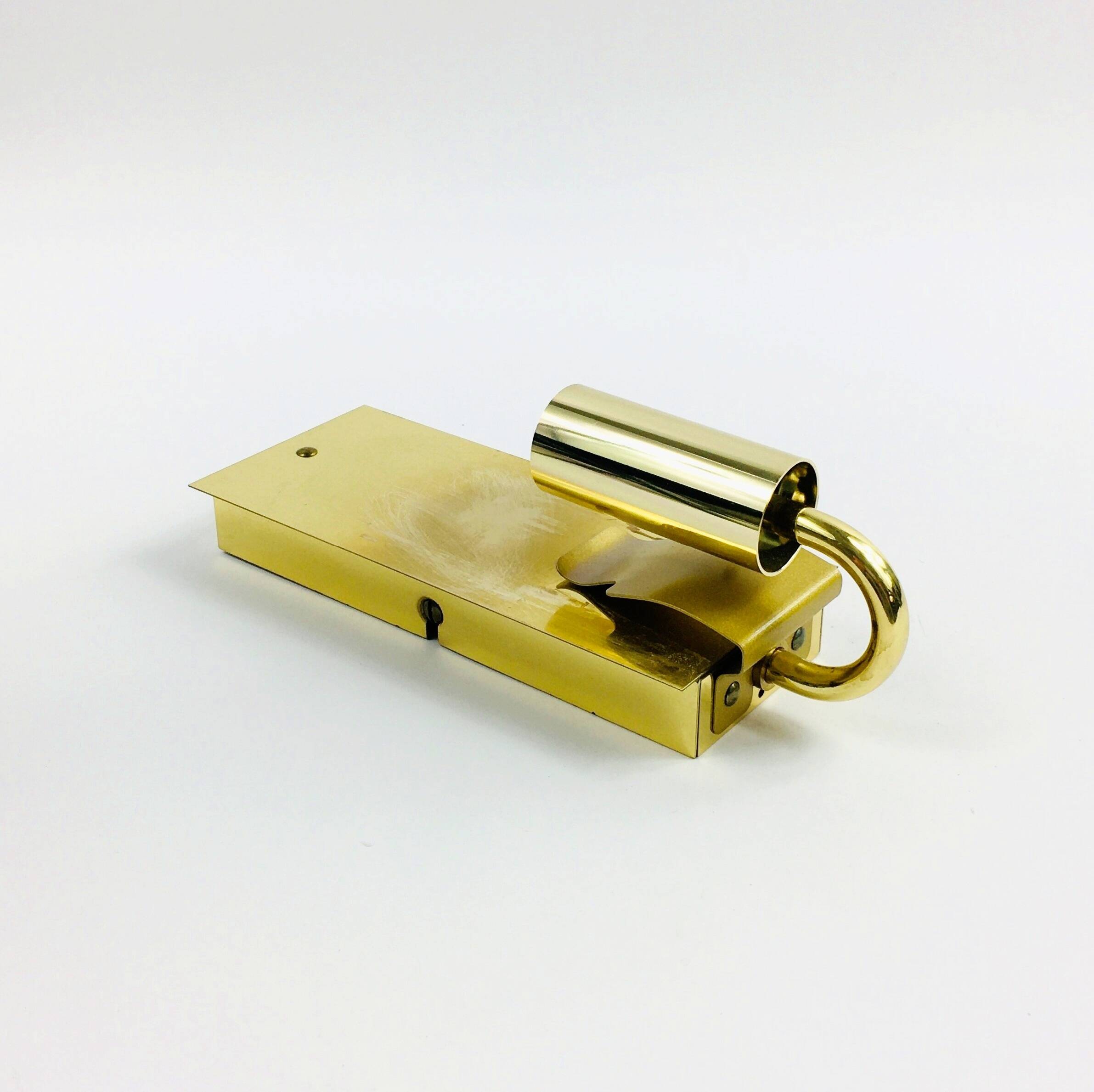 Mid-Century Glass Wall Light from Limburg, Germany, 1960s