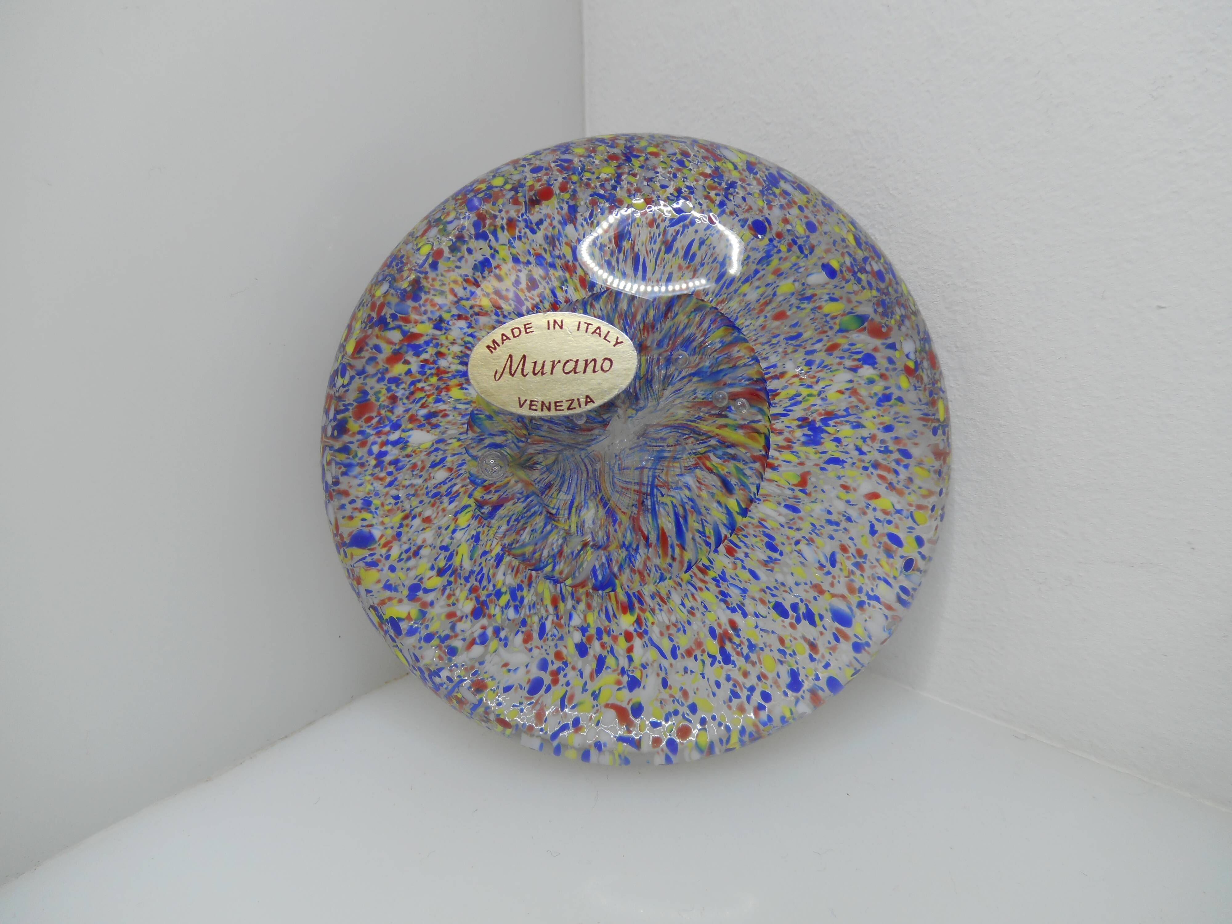 Multicoloured Murano Venezia sandpaperboard