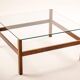 Table basse brésilienne minimaliste moderne du milieu du siècle dernier