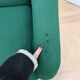Green vintage armchair