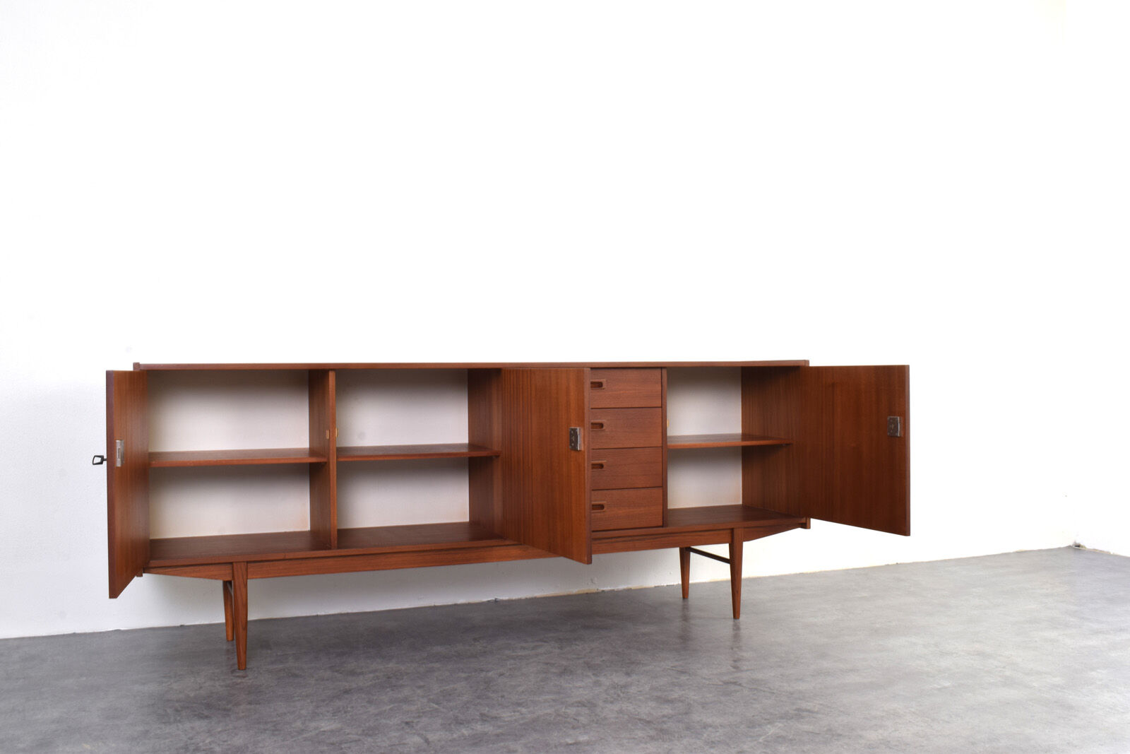Mid-Century Danish Teak Sideboard, 1960s.