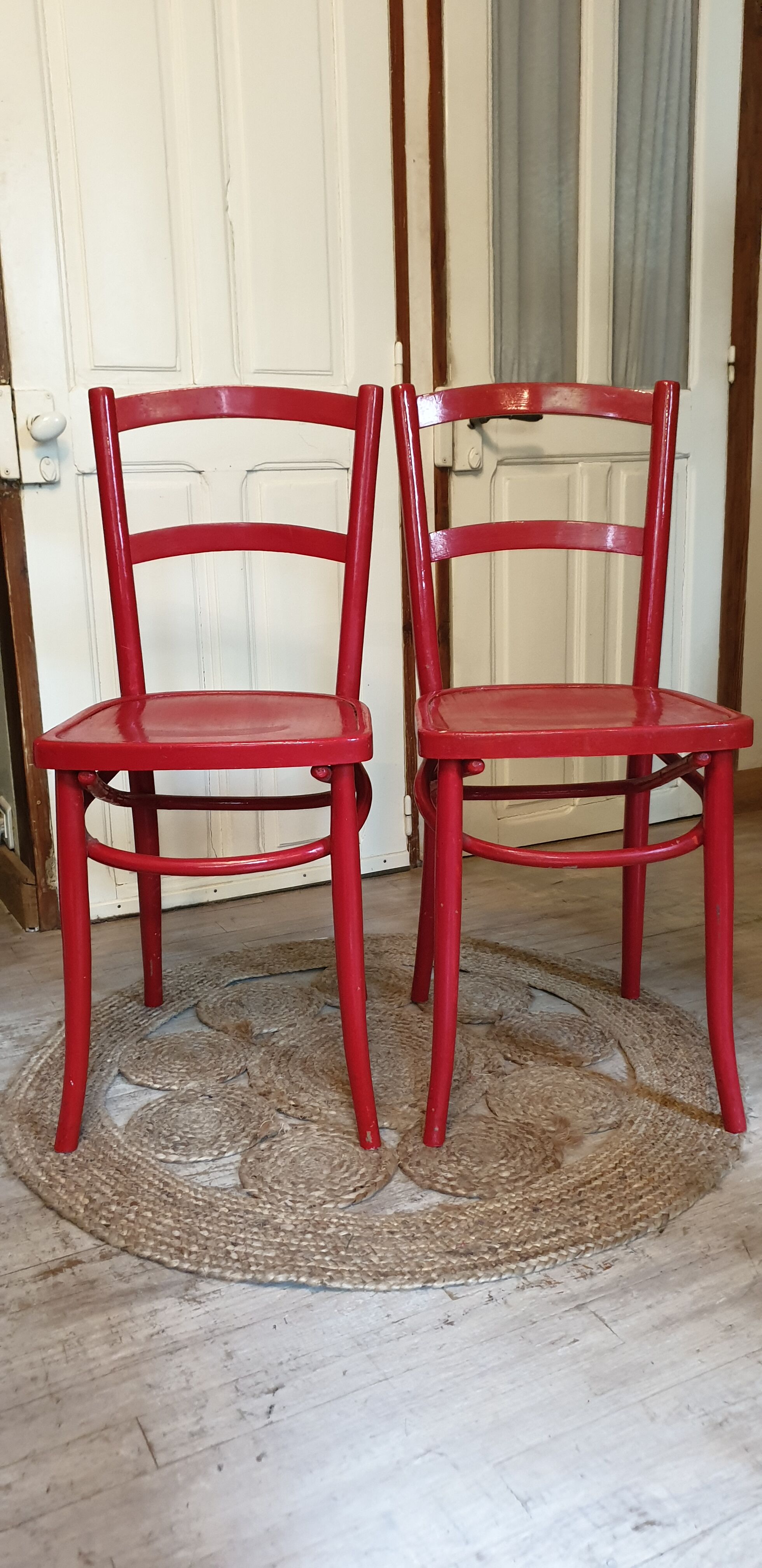 Pair of bistro chairs