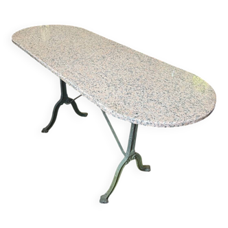 Table bistrot en marbre