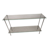 Chrome vintage console, 1970s