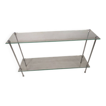 Chrome vintage console, 1970s