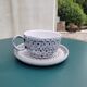 Ceramic coffee/tea service / 1 person - signed Jean Austruy