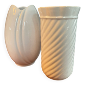 Duo de vases en céramique, années 70