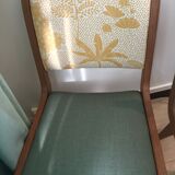 Suite of 4 vintage chairs 70 years