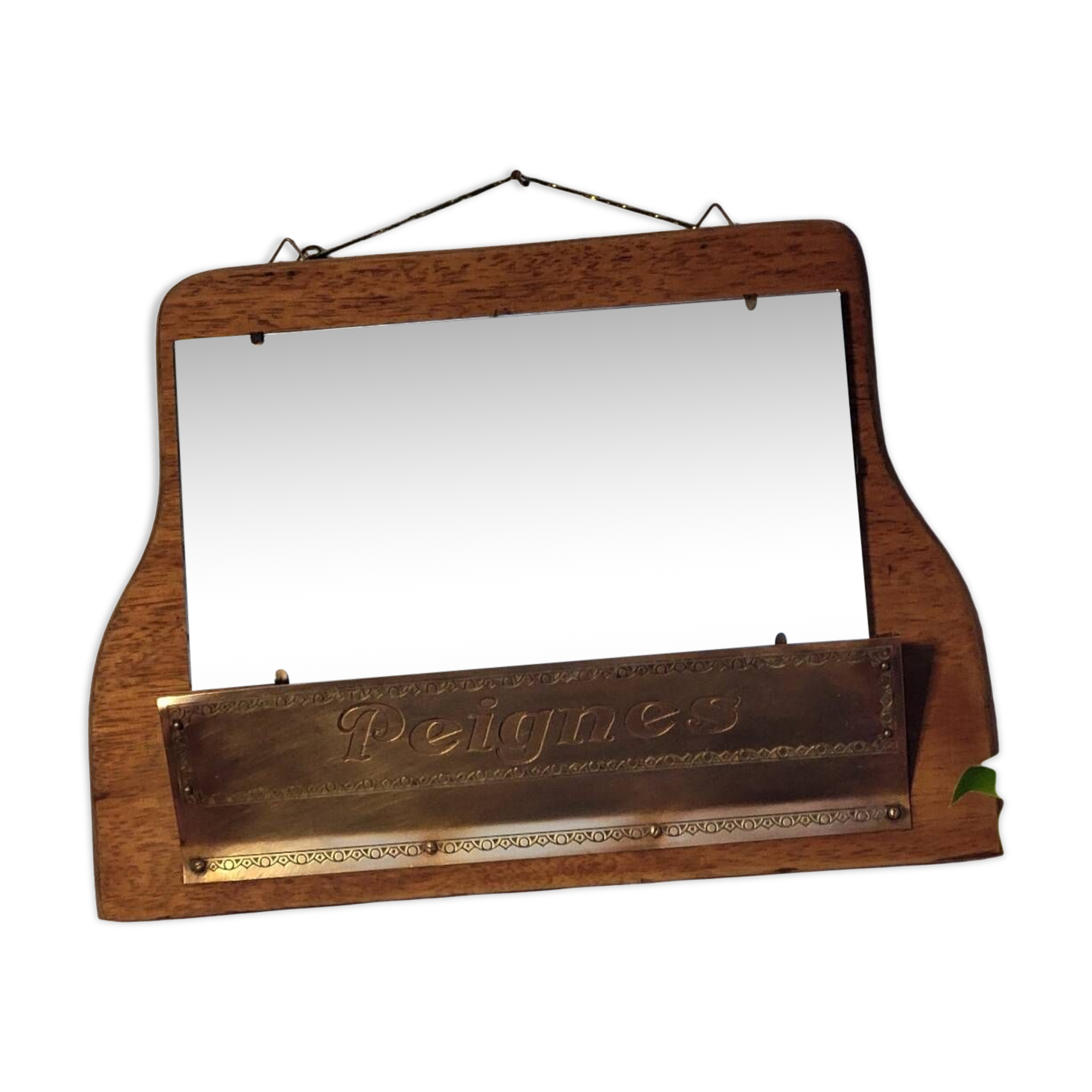 Vintage comb mirror