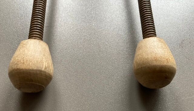 Set of 2 pairs of old shoe trees