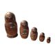 Russian doll in solid wood matriochka