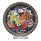 Aladdin plate, blue porcelain, by B. Wiinblad, Germany, 1980s