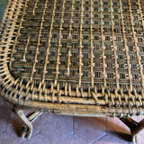 Vintage rattan chair house drucker