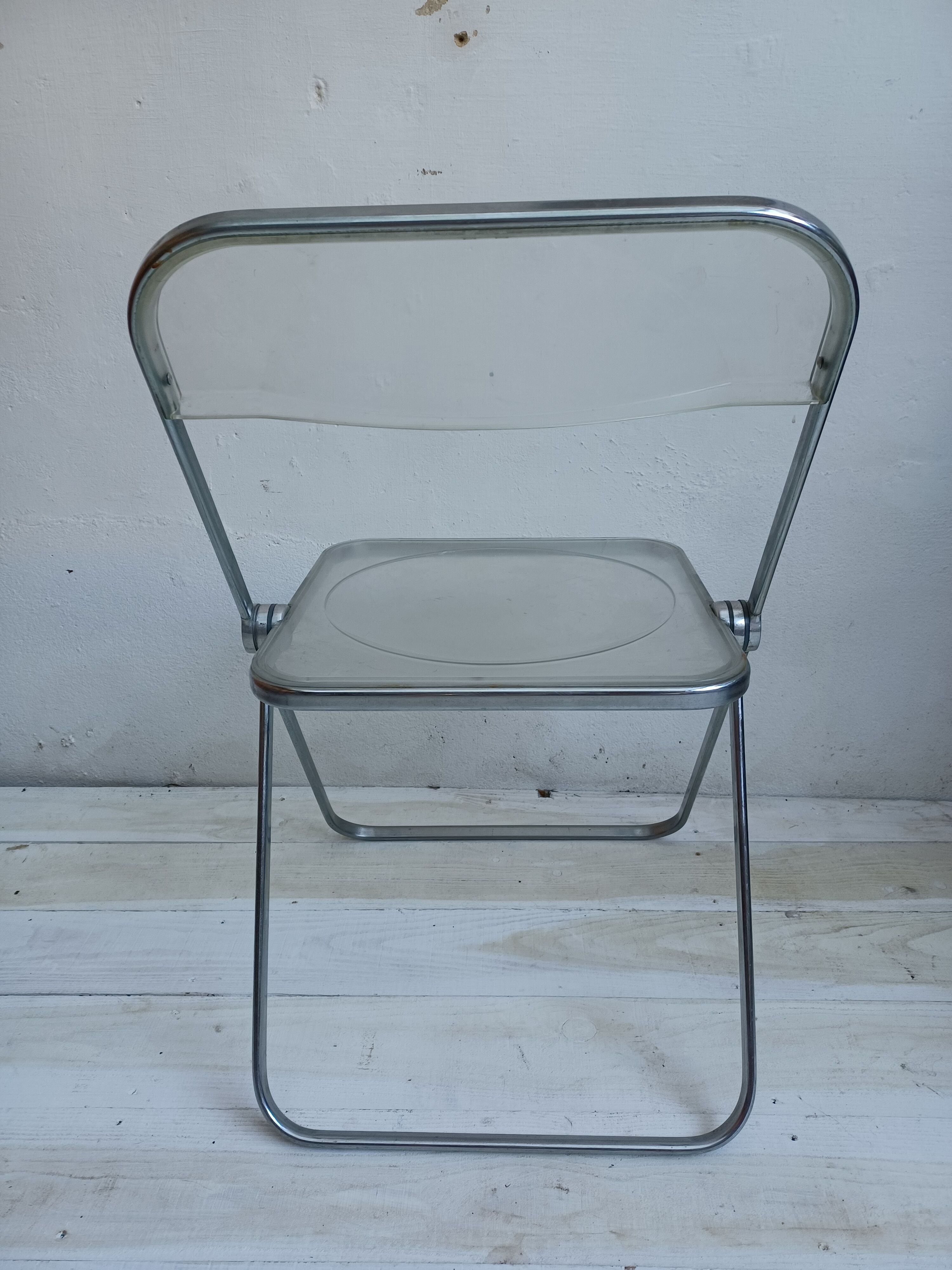 Chaises Plia Giancarlo Piretti édition Castelli ,Italy