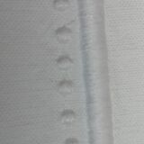 Old drape embroidered monogram initials D B