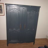 Old anthracite grey cabinet