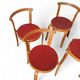 Set of 4 Danish Magnus Olesen Series 8000 Dining Chairs by Thygesen & Soren