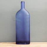Bouteille, vase, bleu cobalt